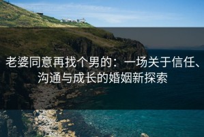 老婆同意再找个男的：一场关于信任、沟通与成长的婚姻新探索